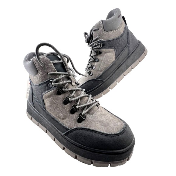NIB Pajar Cascais Women's US 7.5 Lace Up Winter Boot Shoes Waterproof Dark Grey - Picture 1 of 12